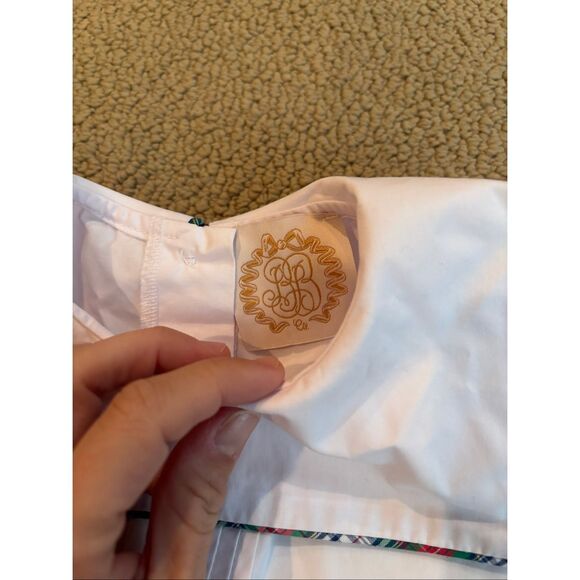 NWOT TBBC Beaufort Bonnet Shepherd Short Set - Worth Avenue White with Prestonwo - Picture 3 of 6